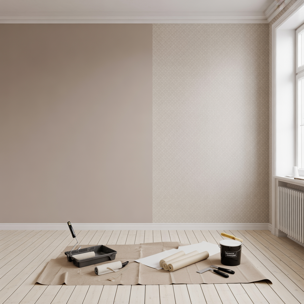 tapet eller malad vagg jamforelse av kostnad och underhall